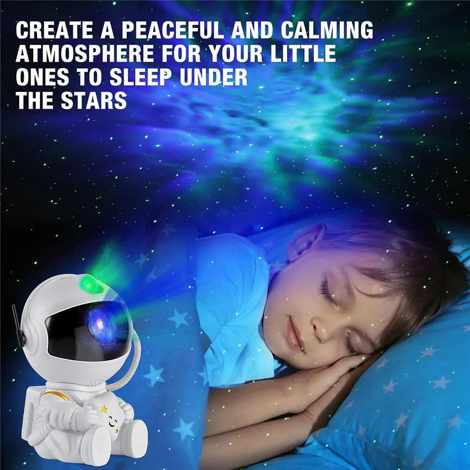 Star Projector Galaxy Night Light Astronaut Space Projector Starry Nebula Ceiling LED Lamp