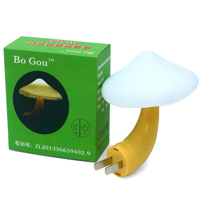 LED Night Lights Mushroom Shape Automatic Sensor