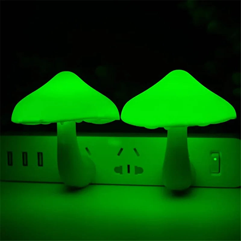 LED Night Lights Mushroom Shape Automatic Sensor